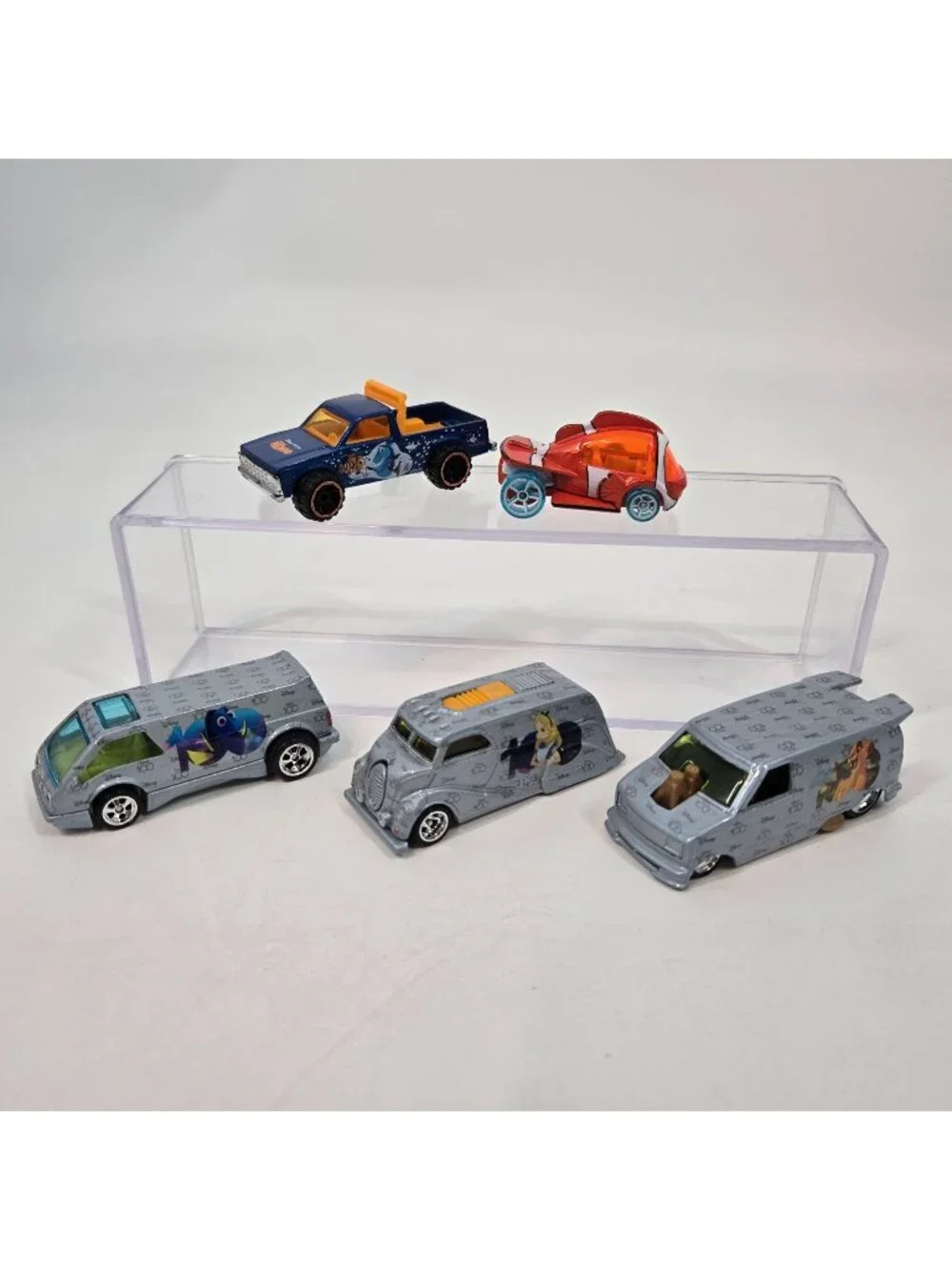 Disney Diecast Cars & Vehicles Lot Disney 100 Alice Finding Nemo Dory Lion King